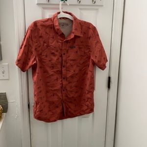 Field and stream original outfitter short sleeve button down size large